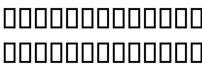 Print Light Font LOWERCASE