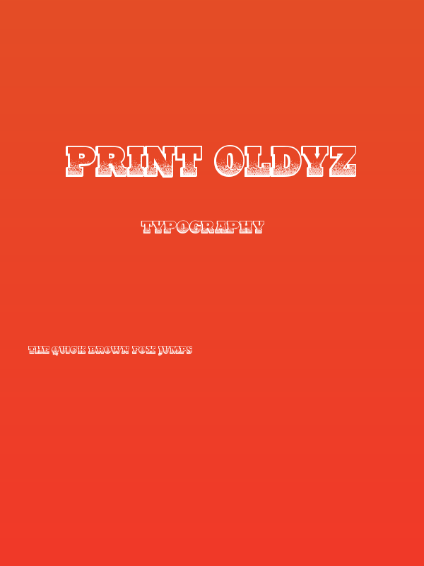 Print Oldyz Poster