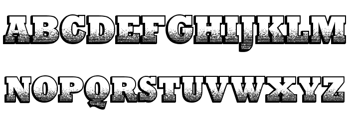 Print Oldyz Font LOWERCASE