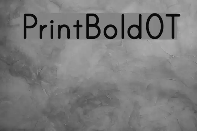 PrintBoldOT  examples