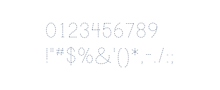 PrintDashed Other Characters