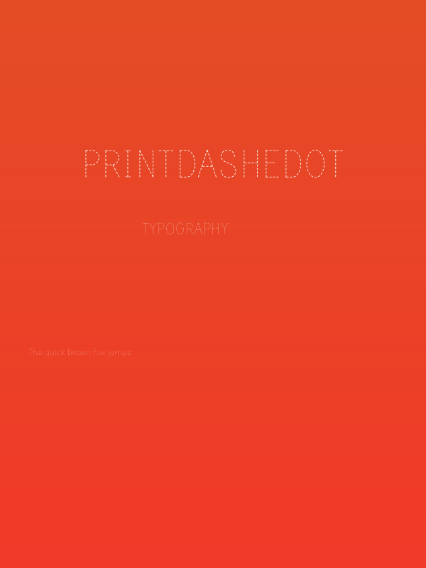 PrintDashedOT Poster