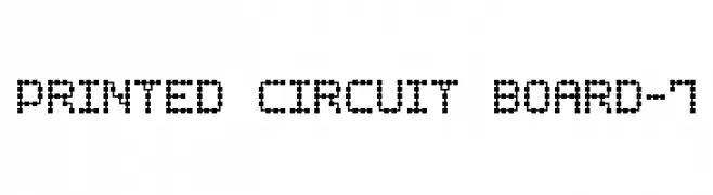 Printed Circuit Board-7  Free Fonts Download