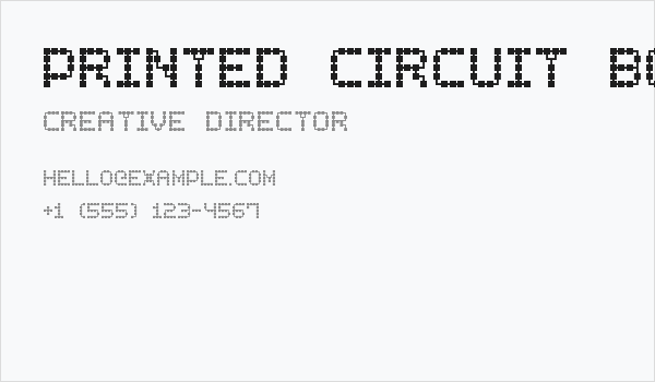 Printed Circuit Board-7 Business Card