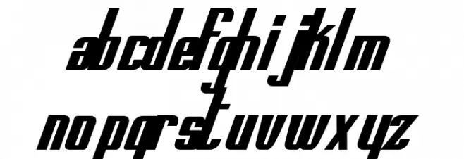 Printed Circuit Board Italic خط أحرف كبيرة