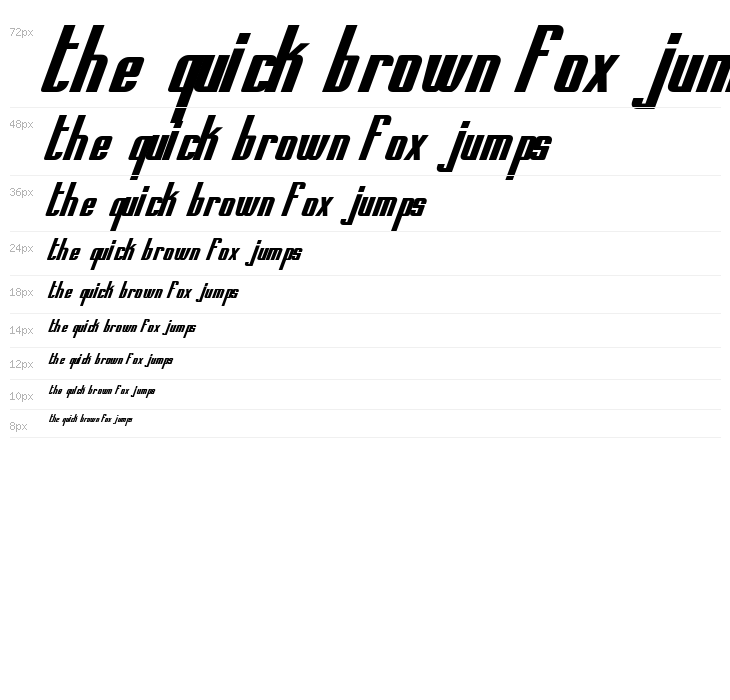 Printed Circuit Board Italic Waterfall