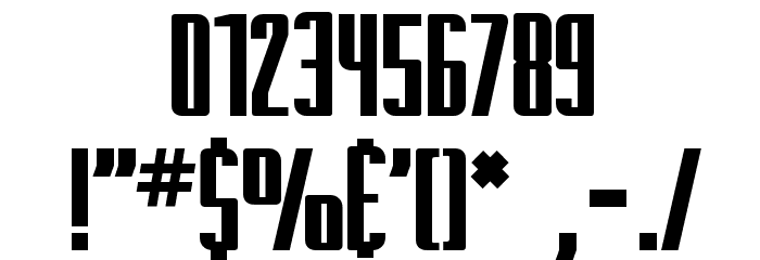 Printed Circuit Board Font OTHER CHARS