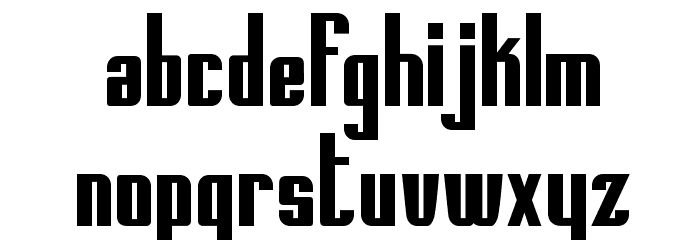 PrintedCircuitBoard Font LOWERCASE