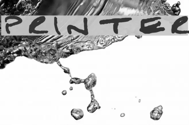 Printer Font examples