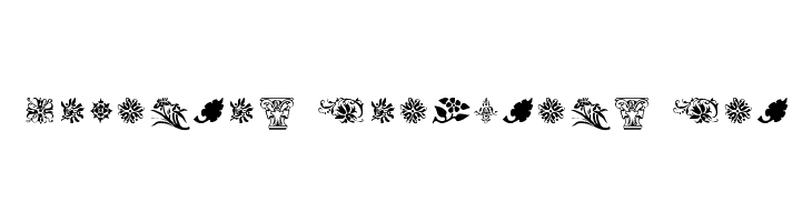 Printers Ornaments One  لخطوط تنزيل
