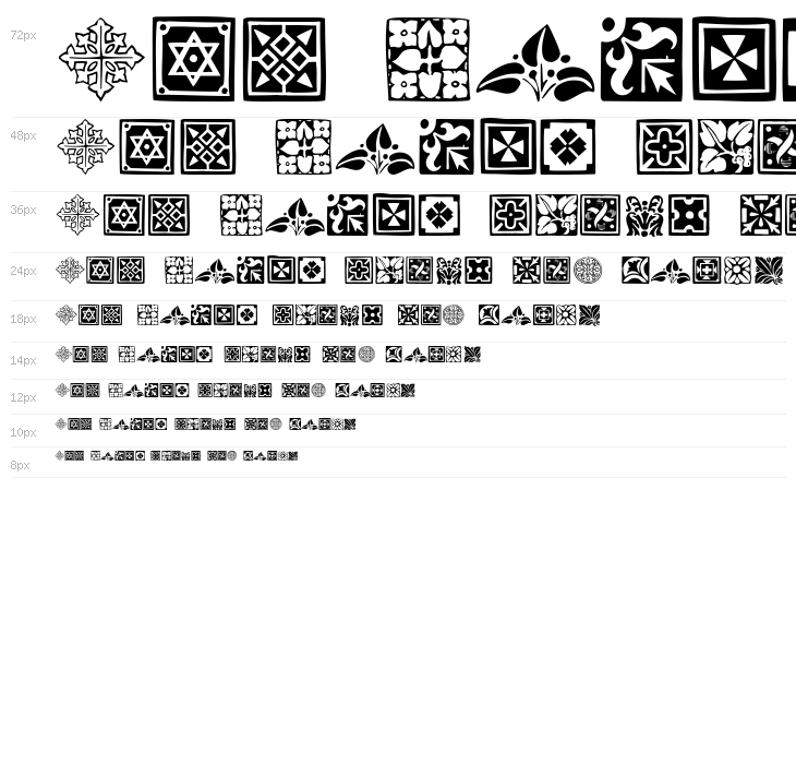 PrintersOrnamentsTwo Waterfall