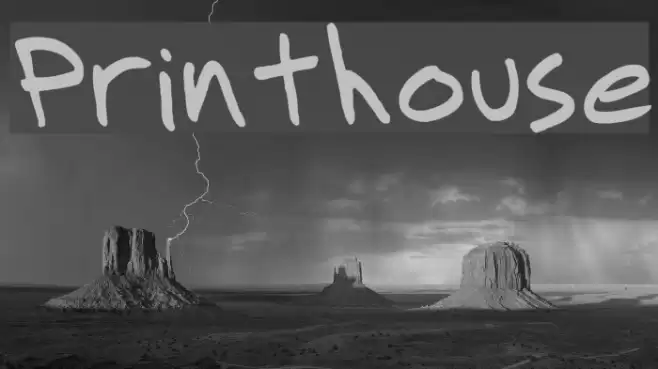 Printhouse Font examples