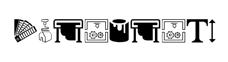 Printing  Fuentes Gratis Descargar