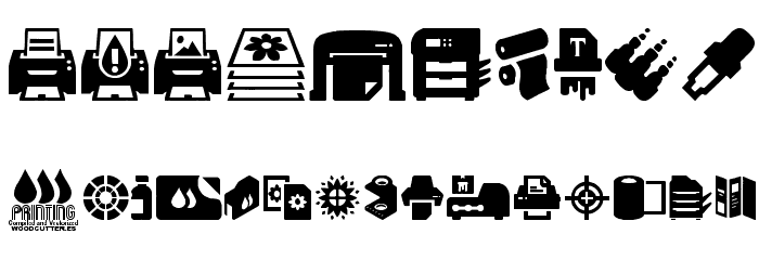 Printing Font OTHER CHARS