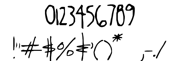 Printly Font OTHER CHARS