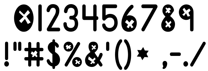 Printurgisnacht-Bold Font OTHER CHARS