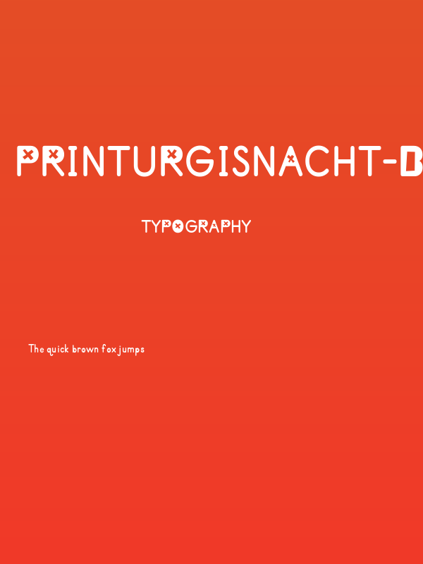 Printurgisnacht-Bold Poster