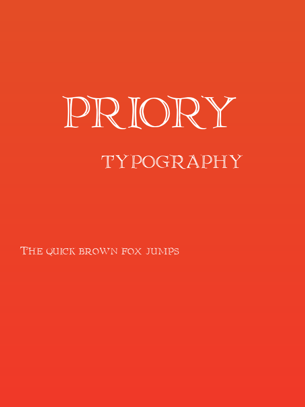 Priory Poster