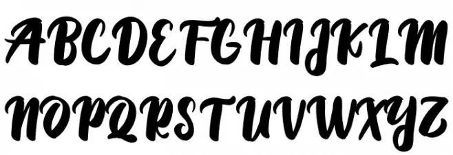 PriscilliaScript-Medium Schriftart Groß