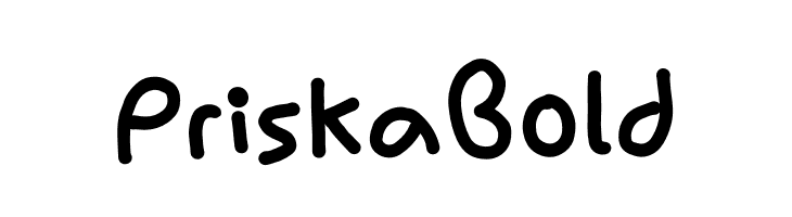 Priska Bold  नि: शुल्क फ़ॉन्ट्स डाउनलोड