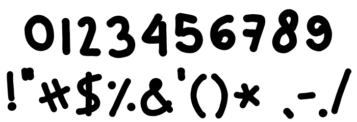 Priska Bold Font OTHER CHARS