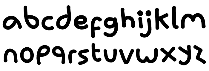 Priska Bold Font LOWERCASE