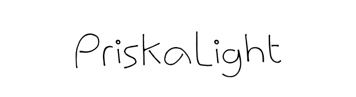 Priska Light  免费字体下载