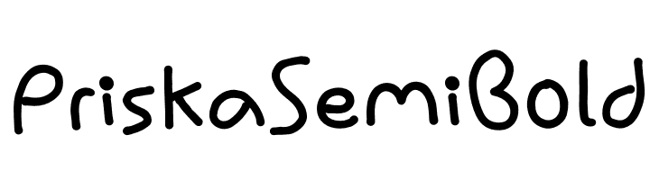 Priska SemiBold  Free Fonts Download