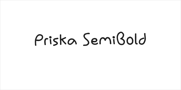 Priska SemiBold Logo