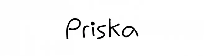 Priska  नि: शुल्क फ़ॉन्ट्स डाउनलोड