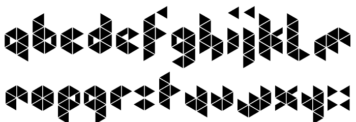 Prism-Bold Font LOWERCASE