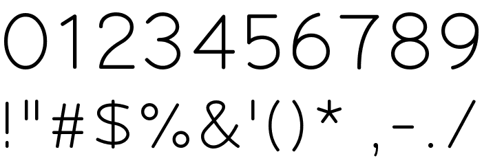 Prism Font OTHER CHARS