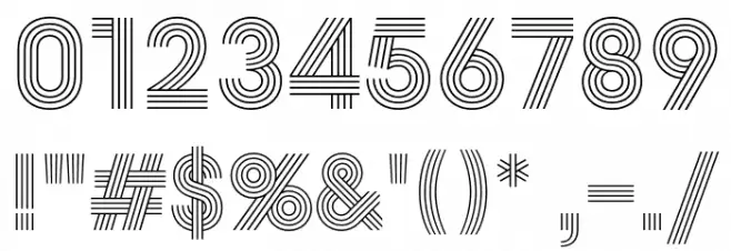 Prism Font OTHER CHARS