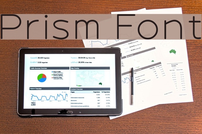 Prism Font examples