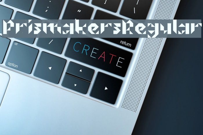 Prismakers-Regular Font examples