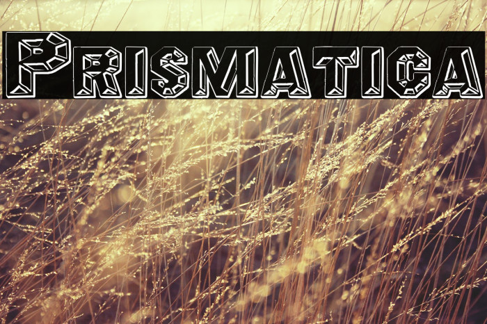 Prismatica Font examples