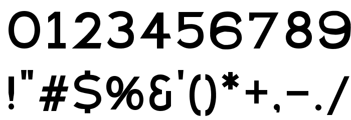 Prismriver Font OTHER CHARS