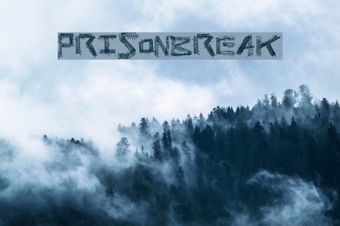 PrisonBreak Font examples