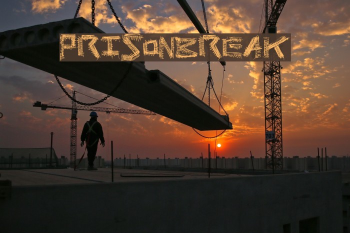 PrisonBreak Font examples