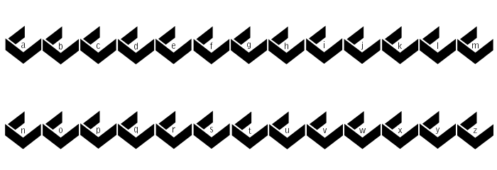 PrisonBricks Font LOWERCASE