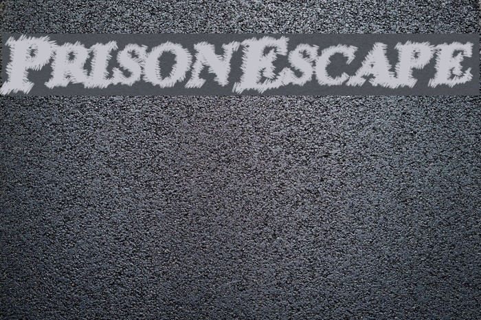 PrisonEscape Font examples