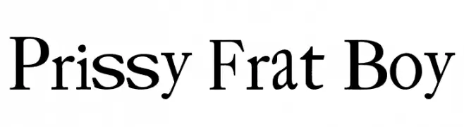 Prissy Frat Boy  Fuentes Gratis Descargar