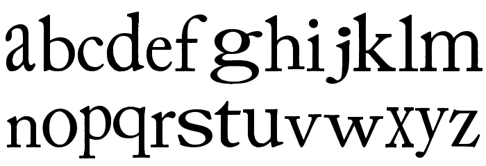 Prissy Frat Boy Font LOWERCASE