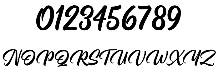 PristyneDEMO Font OTHER CHARS
