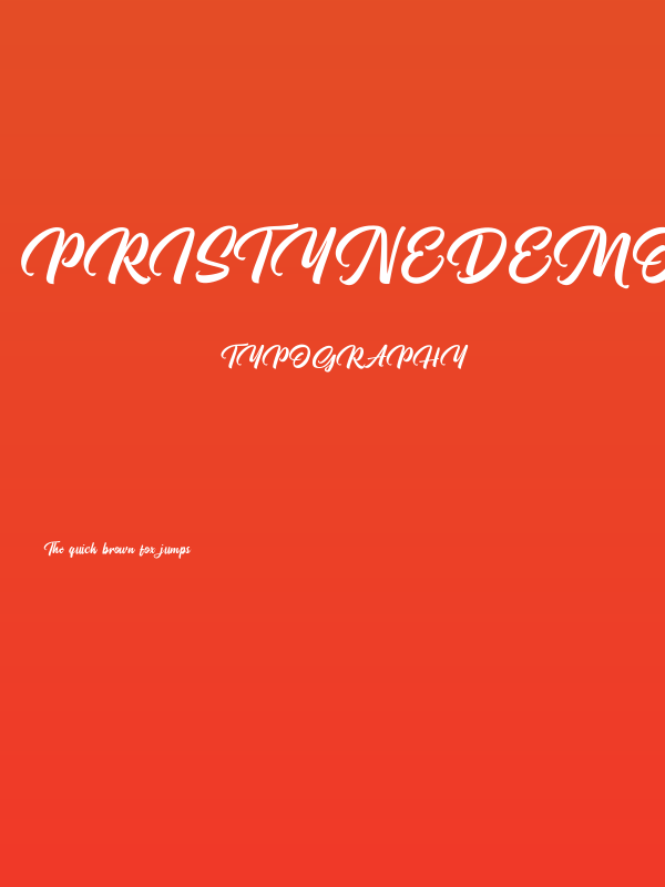 PristyneDEMO Poster