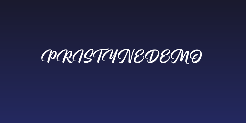 PristyneDEMO Social Header