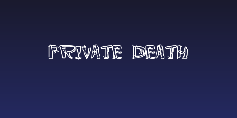 Private Death Social Header