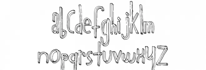 PrivateFort Schriftart Groß