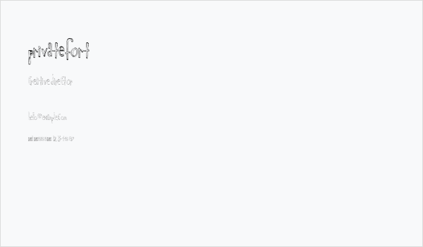 PrivateFort Business Card