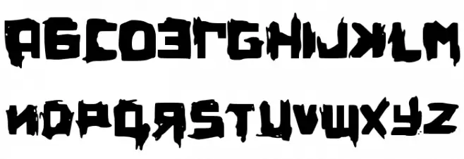 Privjet Schriftart Kleinbuchstaben